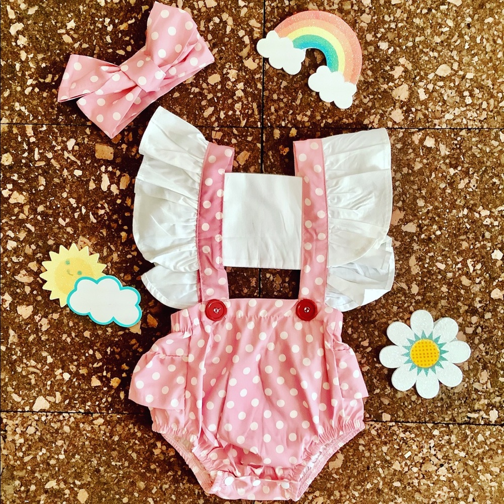 Baby girls romper set